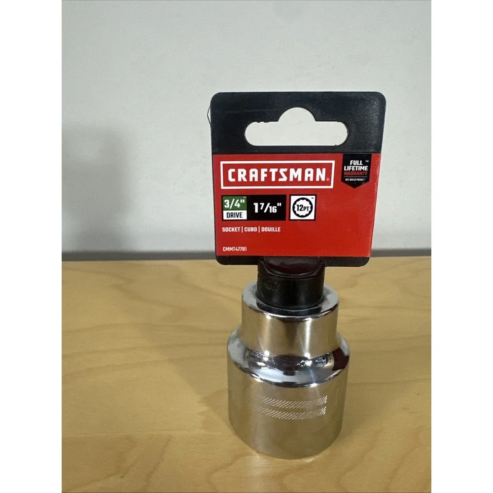 CRAFTSMAN Standard (SAE) 3/4-in Drive 12-point 1-7/16-in Socket CMMT47781